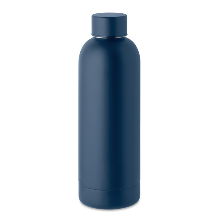 Bouteille publicitaire en inox recyclé 500 ml ATHENA Marine foncé
